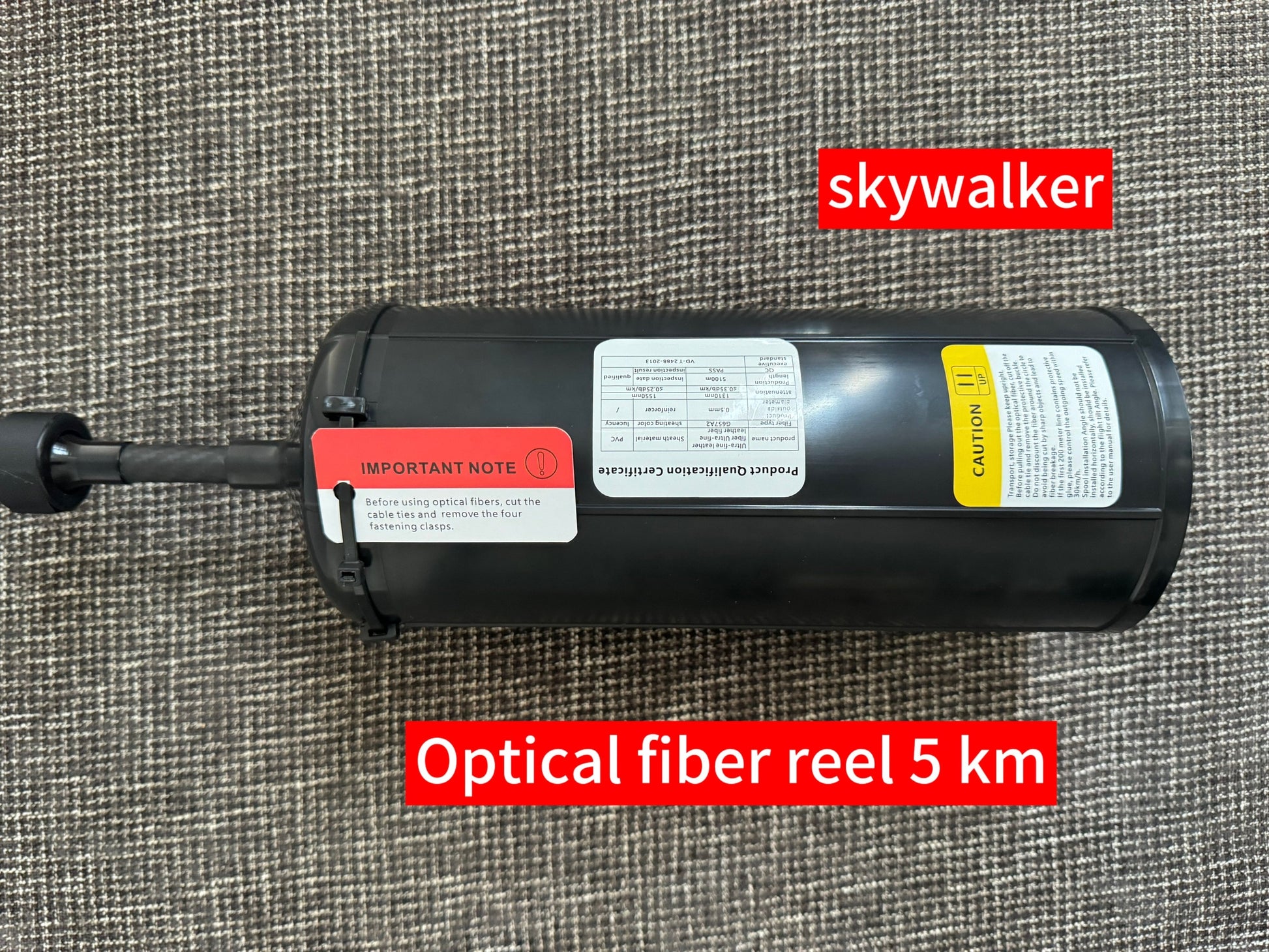Version 1.0 (0.43mm/1.25kg)Optical fiber communication equipment 5 km package(latest version) - Skywalker technology
