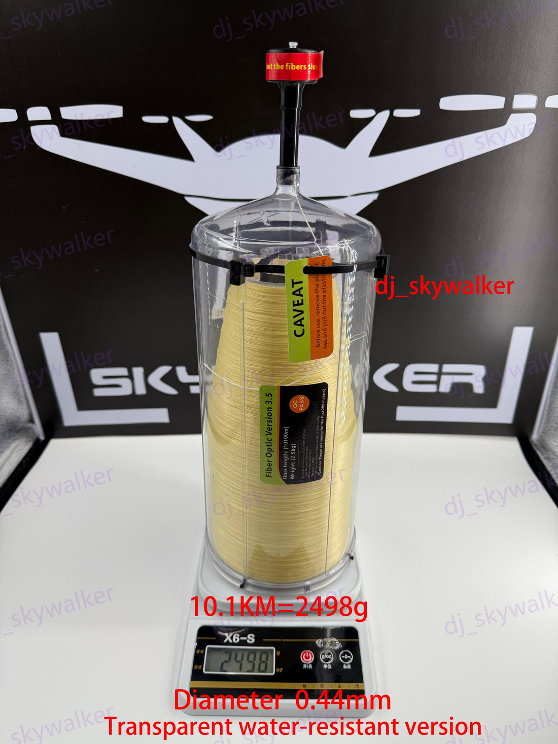 Version 3.5 Kevlar fiber (0.44mm 10.1km/2498g) - Skywalker technology