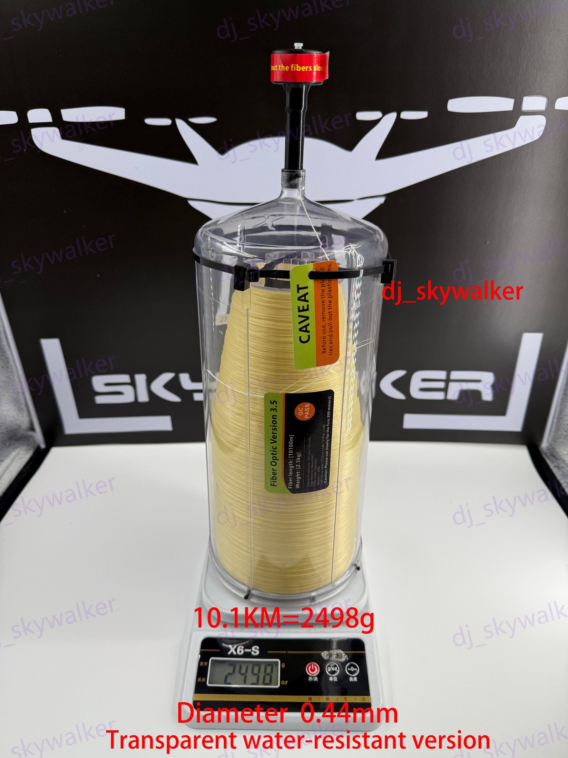 Version 3.5 Kevlar fiber (0.44mm 10.1km/2498g) - Skywalker technology