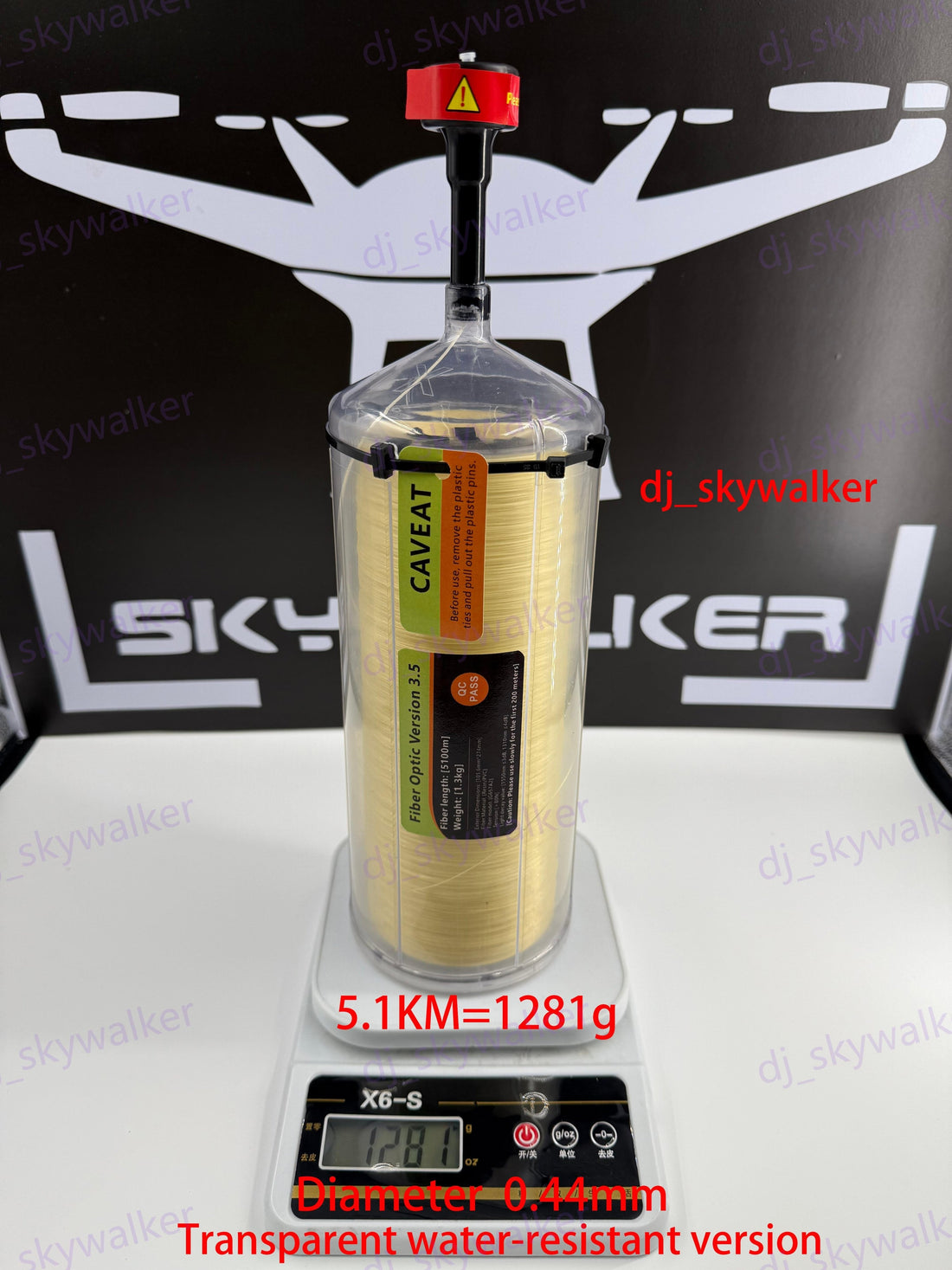 Version 3.5 Kevlar fiber (0.44mm 5.1km/1281g) - Skywalker technology