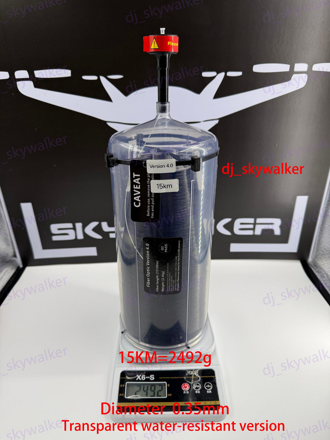Version 4.0, (0.35mm 15km/2492g)transparent version - Skywalker technology