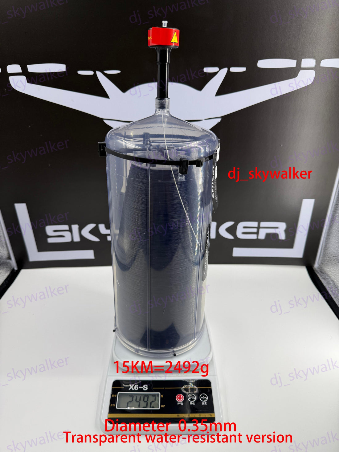 Version 4.0, (0.35mm 15km/2492g)transparent version - Skywalker technology