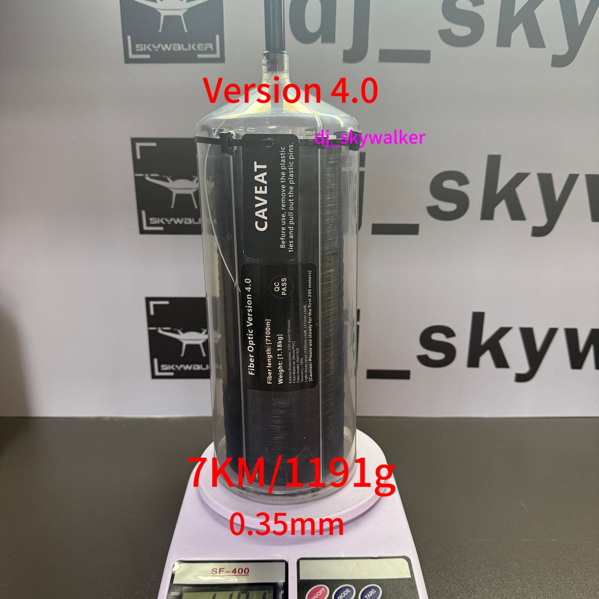 Version 4.0, (0.35mm 7km/1191g)transparent version - Skywalker technology