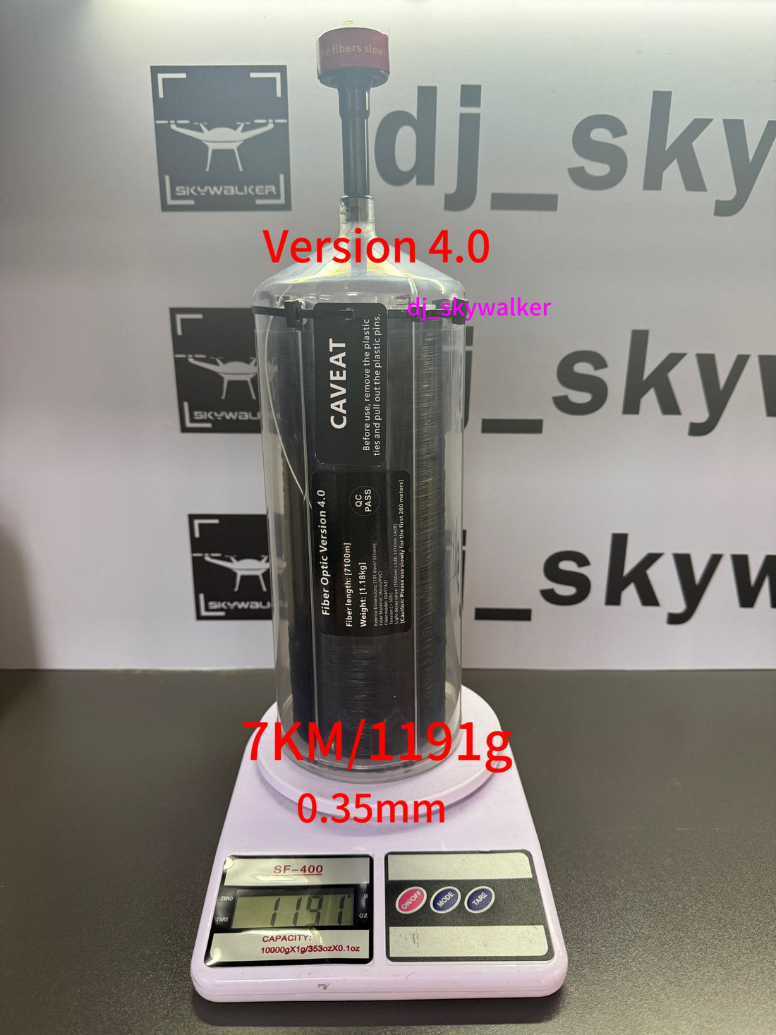 Version 4.0, (0.35mm 7km/1191g)transparent version - Skywalker technology